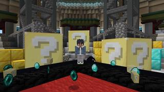 Screenshot of the Minecraft Bedrock Marketplace product Lucky Block Giant created by BBB Studios.