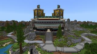 Screenshot of the Minecraft Bedrock Marketplace product Lucky Block Giant created by BBB Studios.