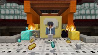 Screenshot of the Minecraft Bedrock Marketplace product Lucky Block Giant created by BBB Studios.