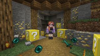 Screenshot of the Minecraft Bedrock Marketplace product Lucky Block Skyblock created by BBB Studios.