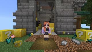 Screenshot of the Minecraft Bedrock Marketplace product Lucky Block Skyblock created by BBB Studios.