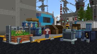 Screenshot of the Minecraft Bedrock Marketplace product Machines created by BBB Studios.
