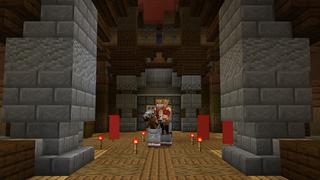 Screenshot of the Minecraft Bedrock Marketplace product Medieval Castle created by BBB Studios.
