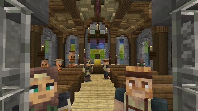 Screenshot of the Minecraft Bedrock Marketplace product Medieval City created by BBB Studios.