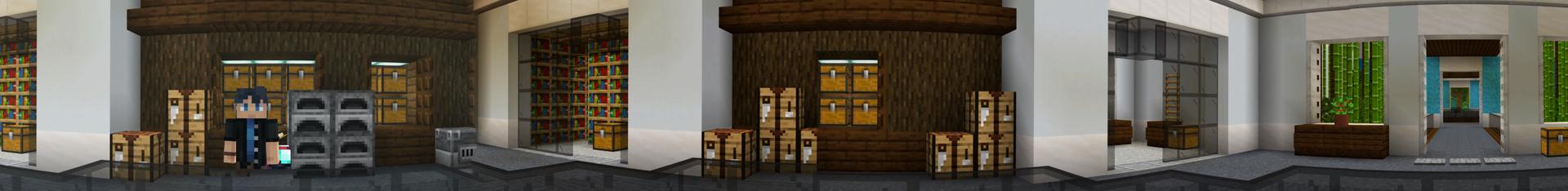 Panorama of the Minecraft Bedrock Marketplace product Millionaire Underground Base 2 created by BBB Studios.