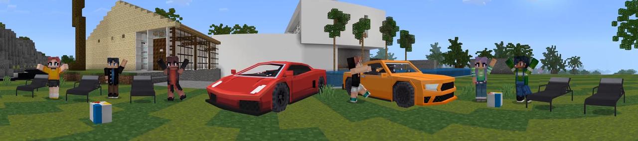 Panorama of the Minecraft Bedrock Marketplace product Millionaire V Billionaire Home created by BBB Studios.