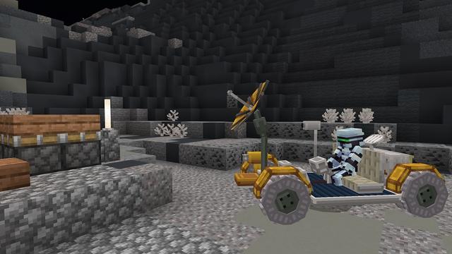 Screenshot of the Minecraft Bedrock Marketplace product Moon Base created by BBB Studios.
