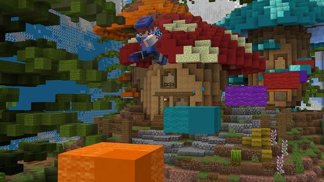 Screenshot of the Minecraft Bedrock Marketplace product Parkour 1 created by BBB Studios.