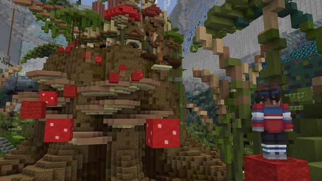 Screenshot of the Minecraft Bedrock Marketplace product Parkour 1 created by BBB Studios.