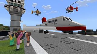 Screenshot of the Minecraft Bedrock Marketplace product Planes, Cars, Boats created by BBB Studios.