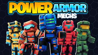 Thumbnail of the Minecraft Bedrock Marketplace product Power Armor Mechs created by BBB Studios.