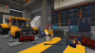Screenshot of the Minecraft Bedrock Marketplace product Sci Fi Mining created by BBB Studios.