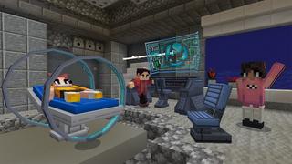 Screenshot of the Minecraft Bedrock Marketplace product Sci Fi Mining created by BBB Studios.
