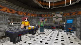 Screenshot of the Minecraft Bedrock Marketplace product Sci Fi Mining created by BBB Studios.