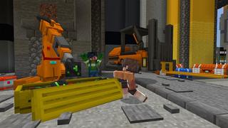 Screenshot of the Minecraft Bedrock Marketplace product Sci Fi Vehicles created by BBB Studios.