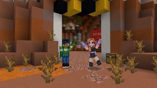 Screenshot of the Minecraft Bedrock Marketplace product Secret Desert Base created by BBB Studios.