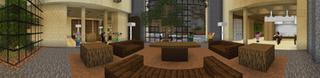 Panorama of the Minecraft Bedrock Marketplace product Secret Modern Bunker created by BBB Studios.
