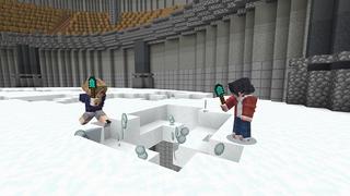 Screenshot of the Minecraft Bedrock Marketplace product Spleef created by BBB Studios.