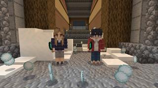 Screenshot of the Minecraft Bedrock Marketplace product Spleef created by BBB Studios.