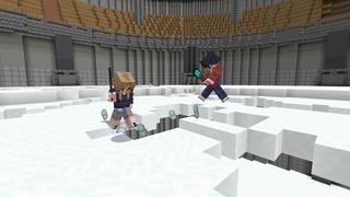 Screenshot of the Minecraft Bedrock Marketplace product Spleef created by BBB Studios.