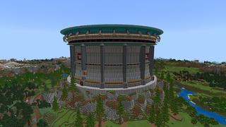 Screenshot of the Minecraft Bedrock Marketplace product Spleef created by BBB Studios.