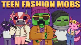 Thumbnail of the Minecraft Bedrock Marketplace product Teen Fashion Mobs created by BBB Studios.