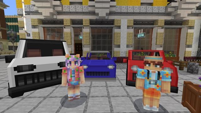 Screenshot of the Minecraft Bedrock Marketplace product Teens on Tour created by BBB Studios.