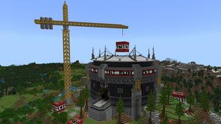 Screenshot of the Minecraft Bedrock Marketplace product TNT Run created by BBB Studios.