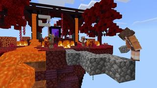 Screenshot of the Minecraft Bedrock Marketplace product Ultimate Biome Skyblock created by BBB Studios.