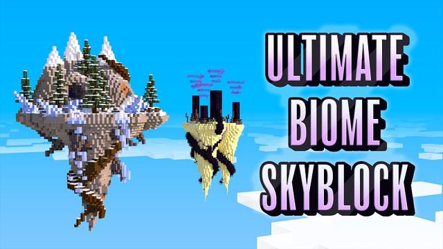 Thumbnail of the Minecraft Bedrock Marketplace product Ultimate Biome Skyblock created by BBB Studios.