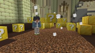 Screenshot of the Minecraft Bedrock Marketplace product Ultimate Lucky Blocks created by BBB Studios.