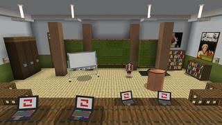 Screenshot of the Minecraft Bedrock Marketplace product University Roleplay created by BBB Studios.