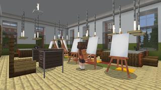 Screenshot of the Minecraft Bedrock Marketplace product University Roleplay created by BBB Studios.