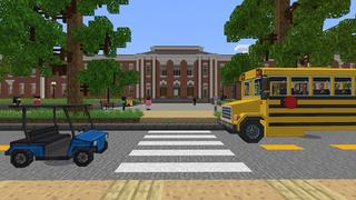 Screenshot of the Minecraft Bedrock Marketplace product University Roleplay created by BBB Studios.