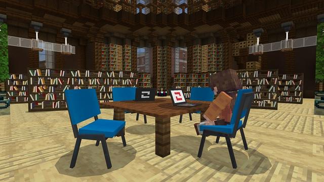 Screenshot of the Minecraft Bedrock Marketplace product University Roleplay created by BBB Studios.