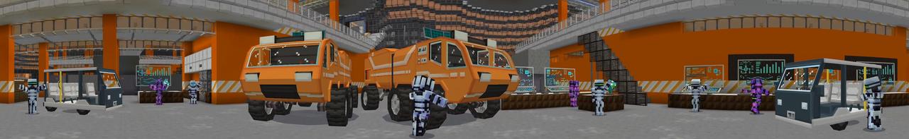 Panorama of the Minecraft Bedrock Marketplace product Venus Base created by BBB Studios.