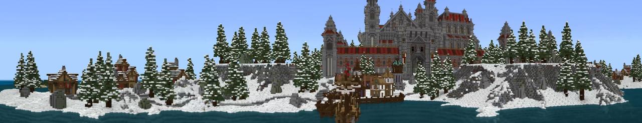 Panorama of the Minecraft Bedrock Marketplace product Winter Animals created by BBB Studios.