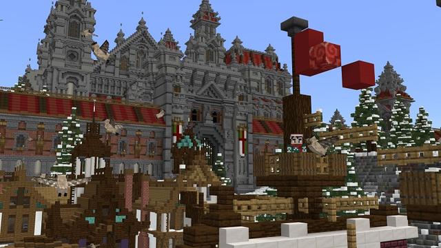 Screenshot of the Minecraft Bedrock Marketplace product Winter Animals created by BBB Studios.