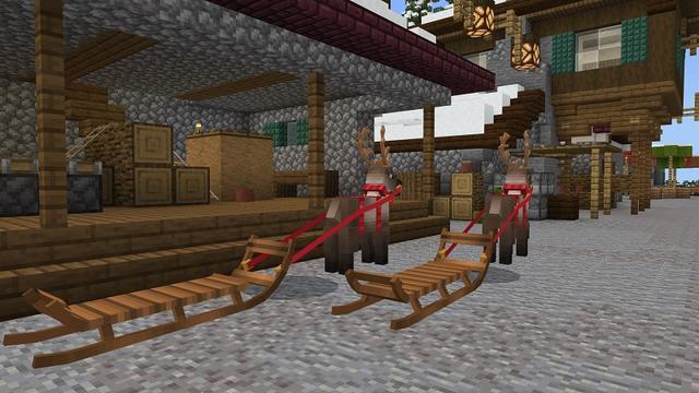 Screenshot of the Minecraft Bedrock Marketplace product Winter Wonderland created by BBB Studios.