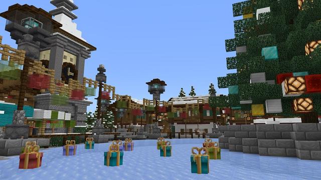 Screenshot of the Minecraft Bedrock Marketplace product Winter Wonderland created by BBB Studios.