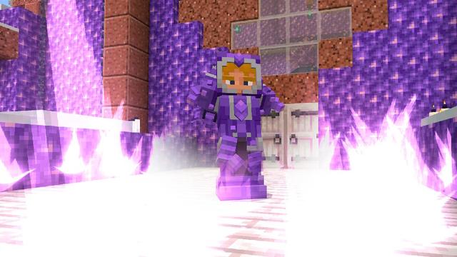 Screenshot of the Minecraft Bedrock Marketplace product Amethyst Expansion Add-On created by BDcraft.