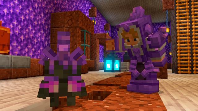 Screenshot of the Minecraft Bedrock Marketplace product Amethyst Expansion Add-On created by BDcraft.