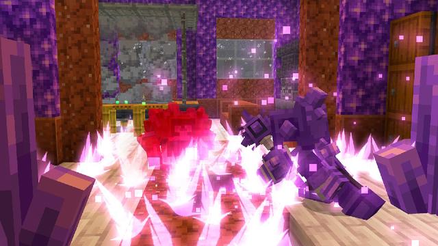 Screenshot of the Minecraft Bedrock Marketplace product Amethyst Expansion Add-On created by BDcraft.