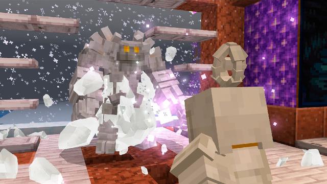 Screenshot of the Minecraft Bedrock Marketplace product Amethyst Expansion Add-On created by BDcraft.