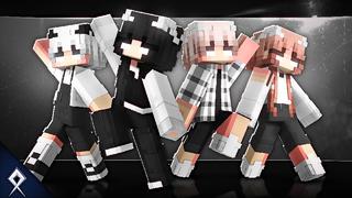 Thumbnail of the Minecraft Bedrock Marketplace product Black & White Demons created by BDcraft.