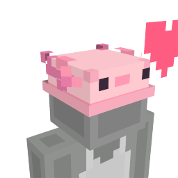 Thumbnail of the Minecraft Bedrock Marketplace product Cute Axolotl Hat created by BDcraft.