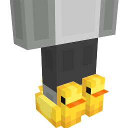 Thumbnail of the Minecraft Bedrock Marketplace product Duckling Slippers created by BDcraft.
