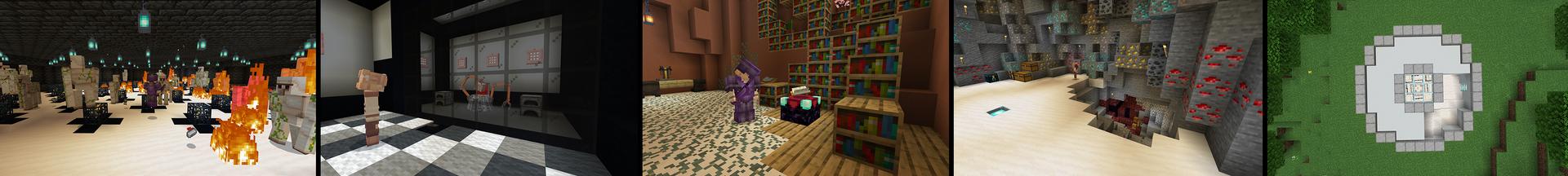 Panorama of the Minecraft Bedrock Marketplace product Hacker Tools created by BDcraft.