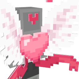 Thumbnail of the Minecraft Bedrock Marketplace product Heart Ribbon Wings created by BDcraft.