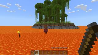 Screenshot of the Minecraft Bedrock Marketplace product Lava Survival created by BDcraft.